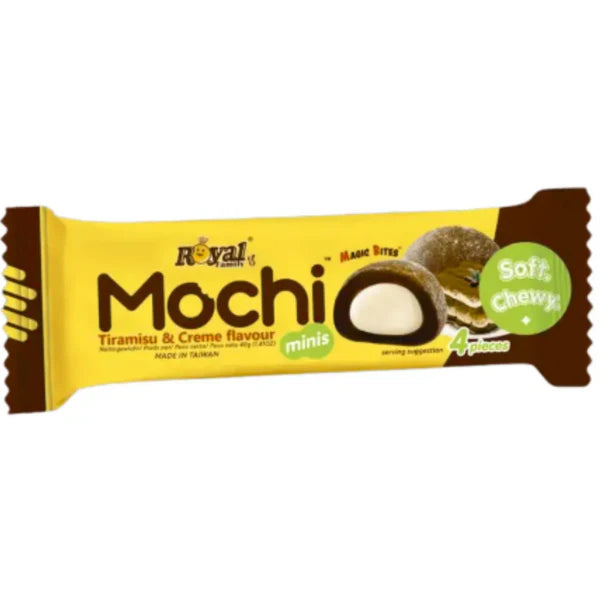 Royal Family Mochi Mini Tiramisu & Creme Snack Pack 40g