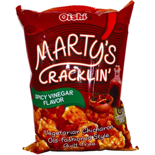 Marty's Crackling Chicharron Spicy And Vinegar 90g